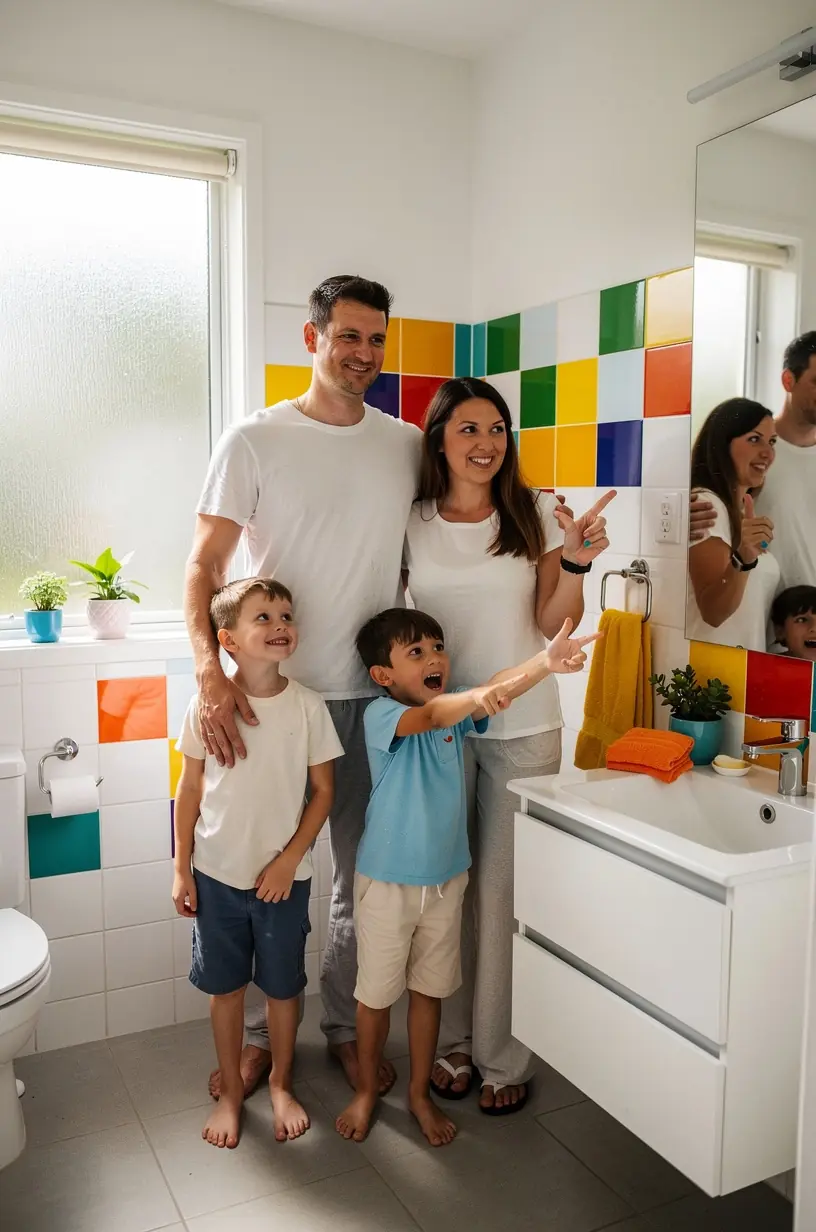 Color palette influencing apartment design transformation.
